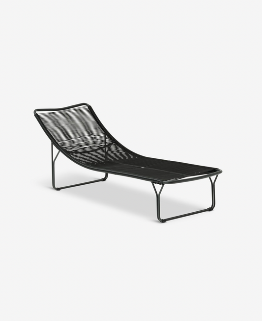 Chaise longue en résine tressée – Légère, robuste et facile d’entretien